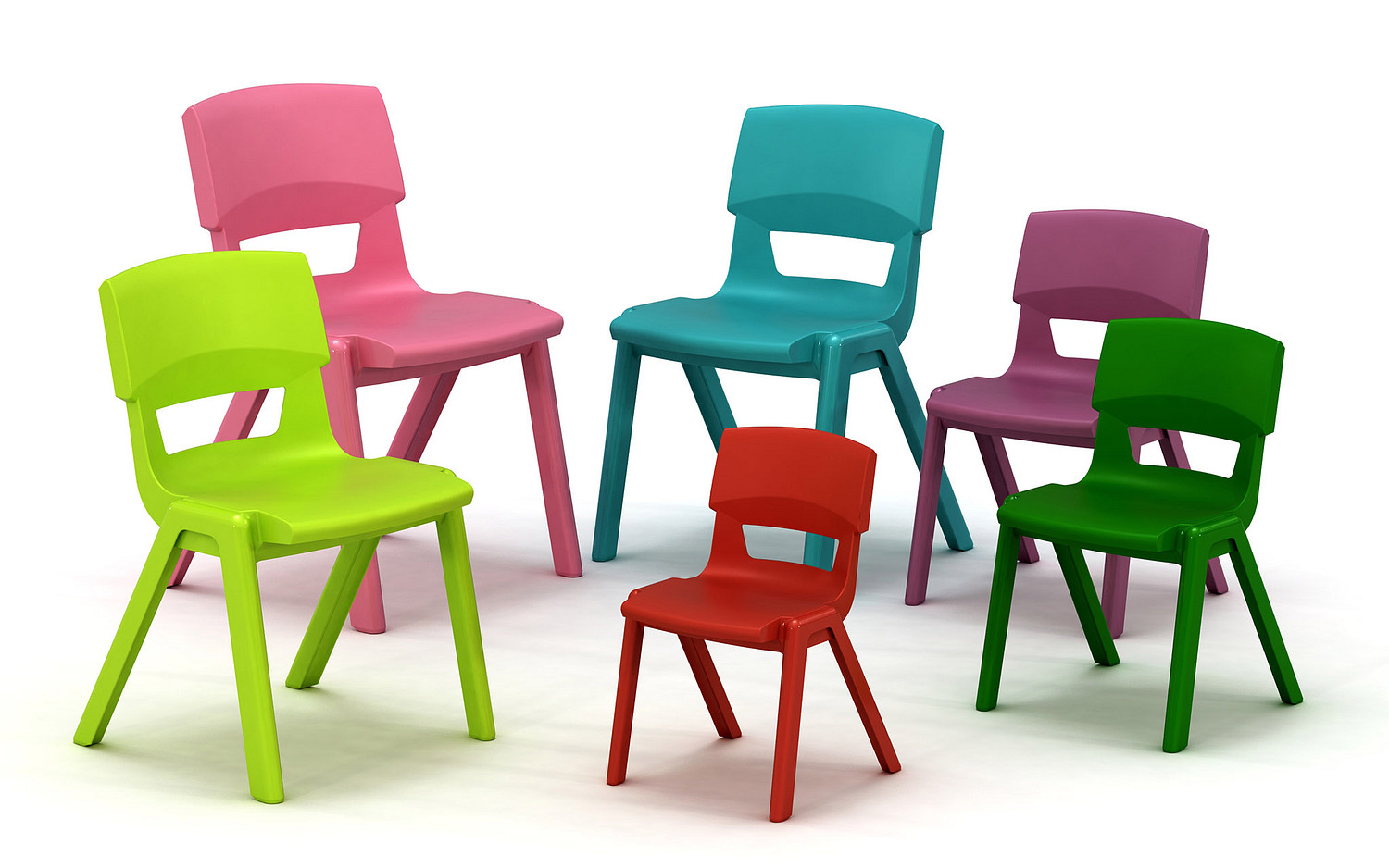 One Piece Classroom Chairs