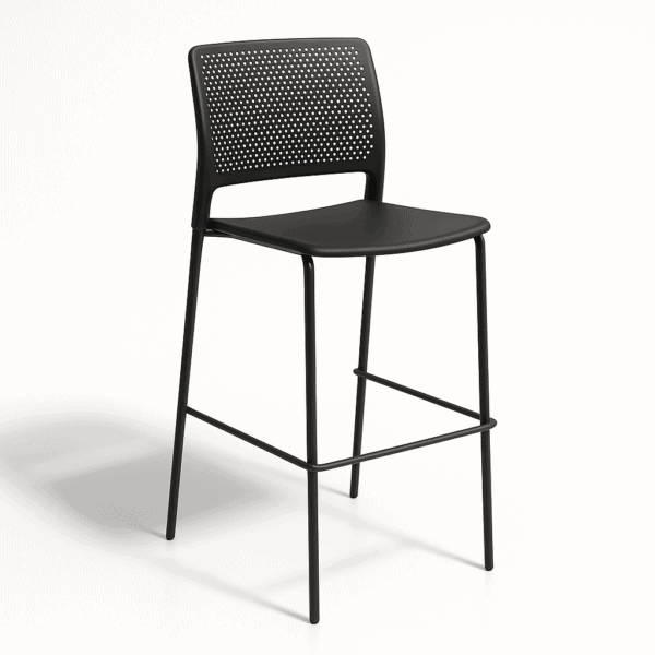 Grafton Stool with ergonomic seat – lightweight, durable high stool for science labs and classrooms