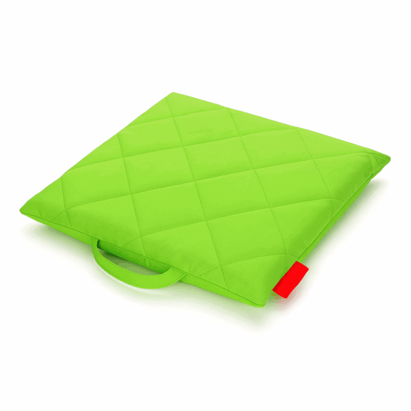 et of ten quilted outdoor square cushions – soft padded surface for outdoor seating