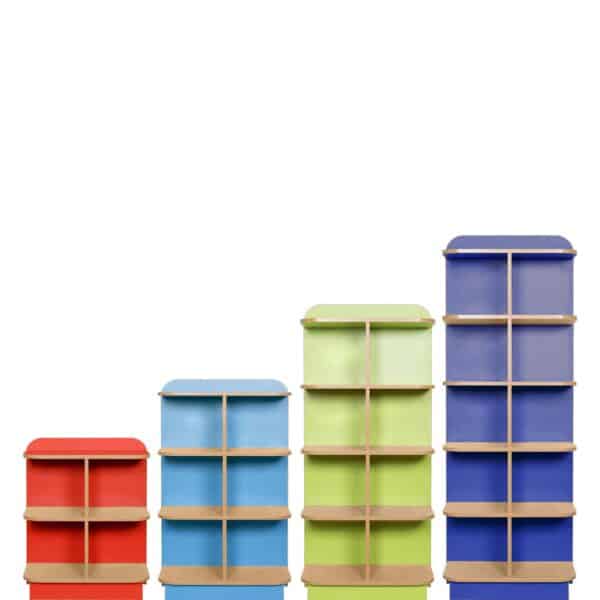 Creative Library Double Radius End Cap Bookcase